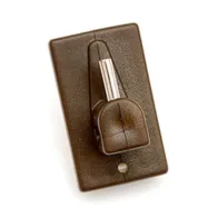 SUPPORTO ADESIVO P/BRIS BRIS PLASTICA MARRONE** (100