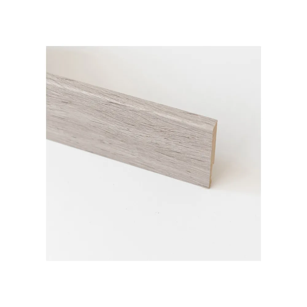 BATTISCOPA  80X14 MM MDF 240 CM ROVERE GRIGIO (5