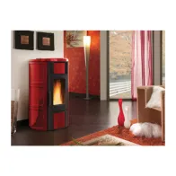 TERMOSTUFA PELLET VENT 18.1KW ISIDE IDRO H15 BORDEAUX