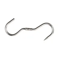 GANCIO INOX P/MACELLAIO GIREVOLE 210 X  9 MM*