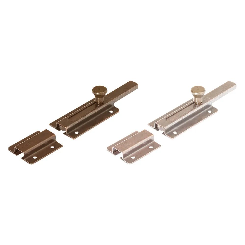 CATENACCIO TRASVERSALE RICOPERTO ART.215 mm 80 - acciaio bronzato CATENACCIO TRASVERSALE RICOPERTO ART.215 mm 80 - acciaio bronzato