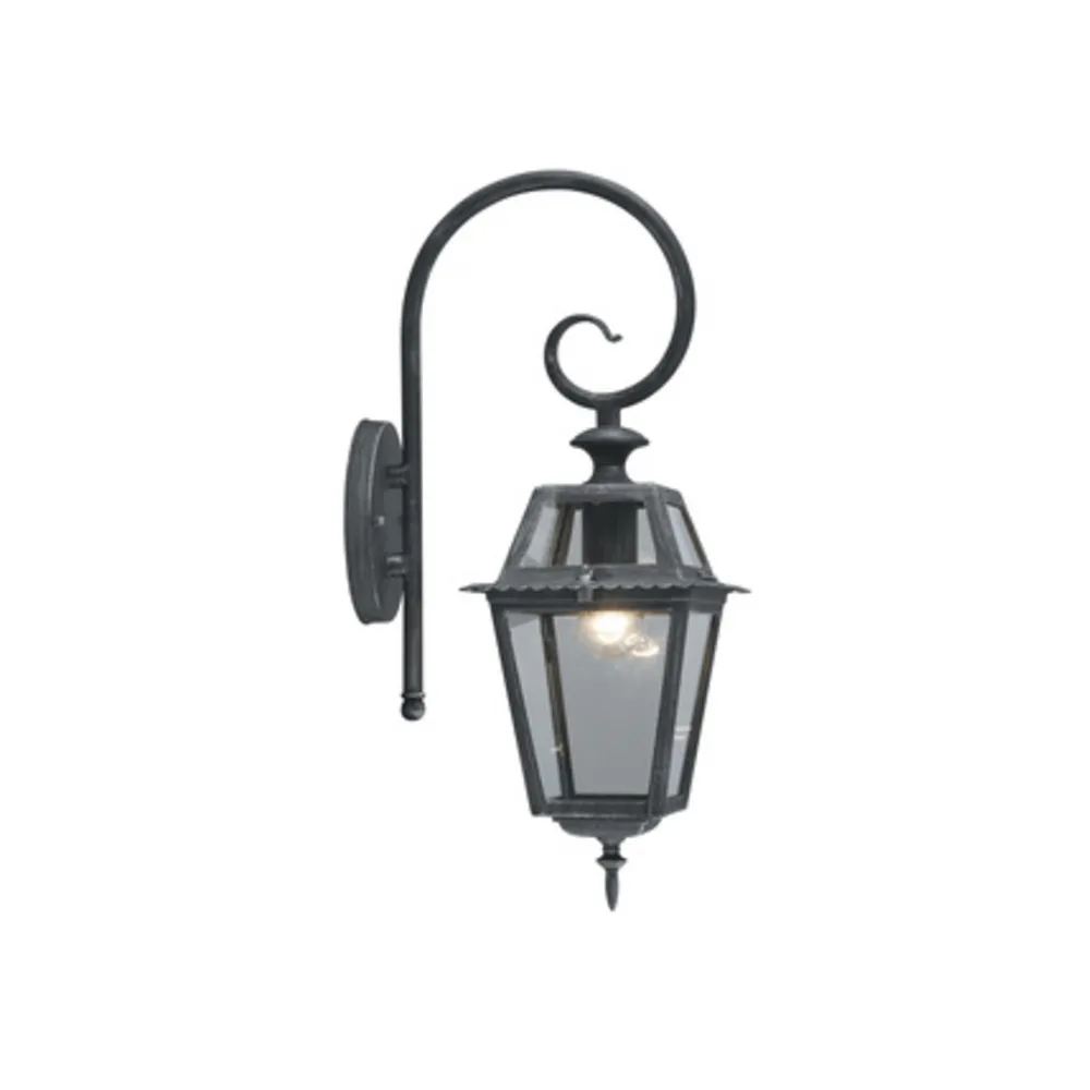 LANTERNA MILANO 60W C/BRACCIO GRIGIO GHISA