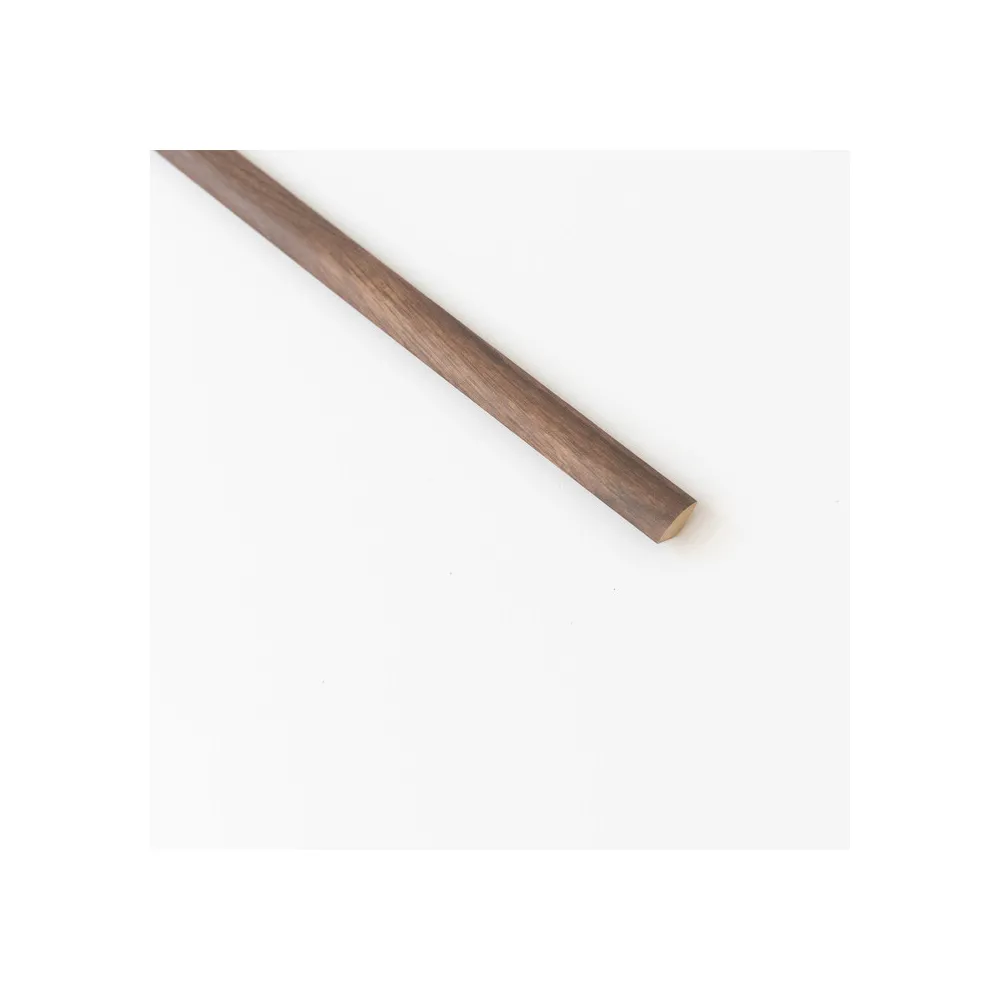 QUARTO DI TONDO 14X14 MM MDF 240 CM NOCE SCURO (5 QUARTO DI TONDO 14X14 MM MDF 240 CM NOCE SCURO (5
