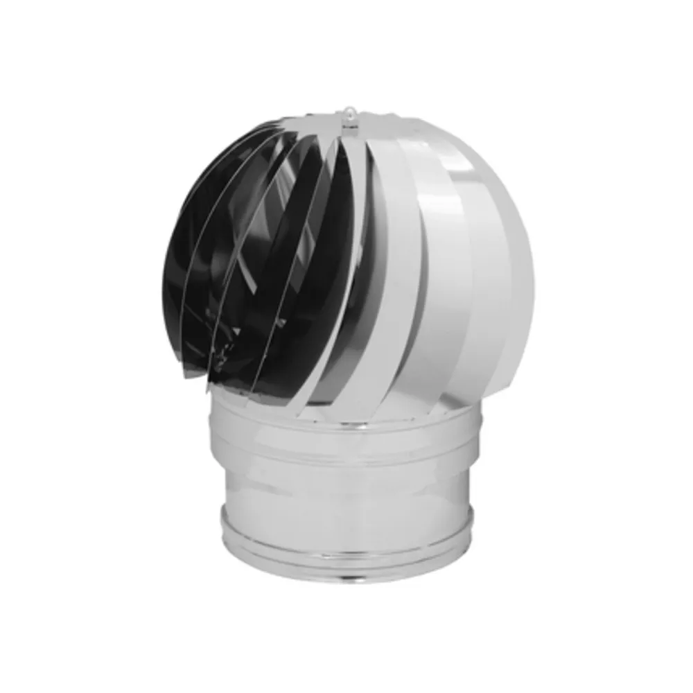 FUMAIOLO TURBO INOX AISI 304 C/CUSCINETTI D 10 CM FUMAIOLO TURBO INOX AISI 304 C/CUSCINETTI D 10 CM