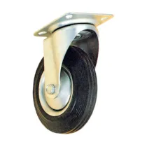RUOTA INDUSTRIALE D 125 MM PIASTRA GIREVOLE EXPORT