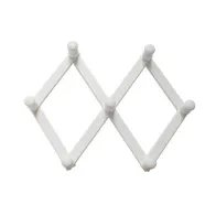 APPENDIABITI ESTENSIBILE A 7 GANCI BIANCO** (2