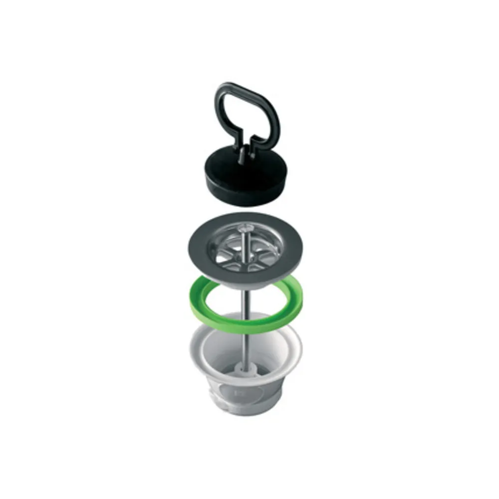 PILETTA P/LAVELLO INOX D 70 MM  1.1/2**