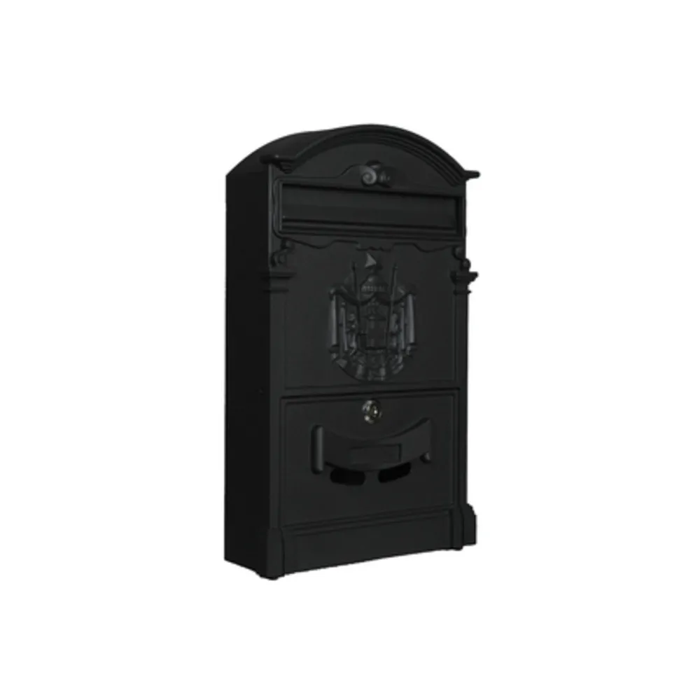 CASSETTA POSTALE REGIA POSTA ALL 26X9X41 CM NERO CASSETTA POSTALE REGIA POSTA ALL 26X9X41 CM NERO