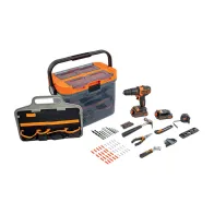 B+D TRAPANO C/PERC BCKSB04-QW 18V + 84 ACC