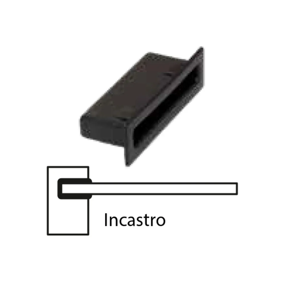 SUPPORTO AD INCASTRO IN PVC P/ASTA ORTOPEDICA (10 SUPPORTO AD INCASTRO IN PVC P/ASTA ORTOPEDICA (10