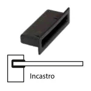 SUPPORTO AD INCASTRO IN PVC P/ASTA ORTOPEDICA (10