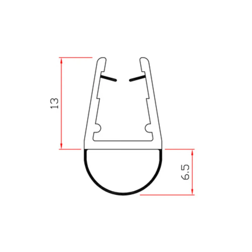 GUARNIZIONE P/BOX DOCCIA 2 M MOD.401 (10