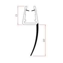 GUARNIZIONE P/BOX DOCCIA 2 M MOD.405/22 (10