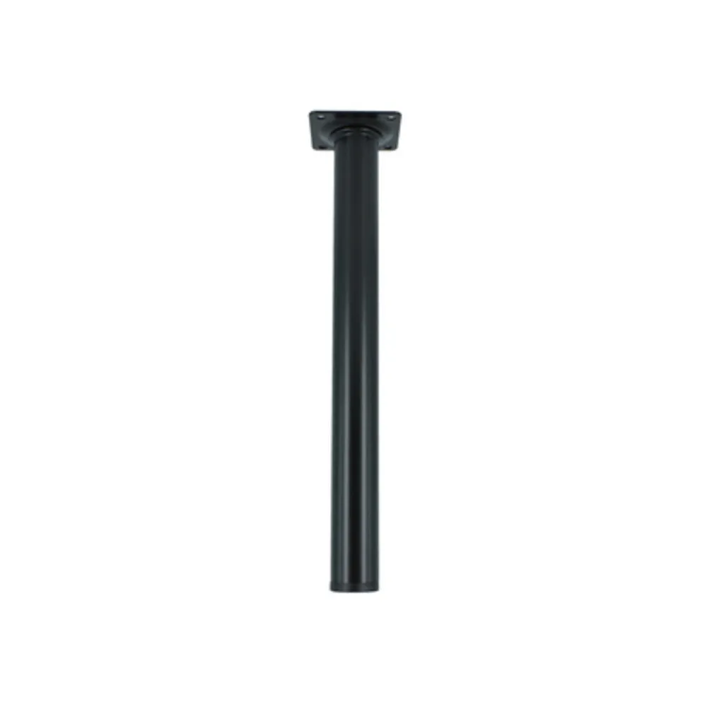 PIEDINO ACCIAIO D. 30 X H 150 MM NERO (4 PIEDINO ACCIAIO D. 30 X H 150 MM NERO (4