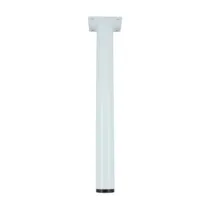 PIEDINI ACCIAIO D. 30 X H 100 MM BIANCO (4
