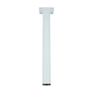 PIEDINI ACCIAIO D. 30 X H 100 MM BIANCO (4