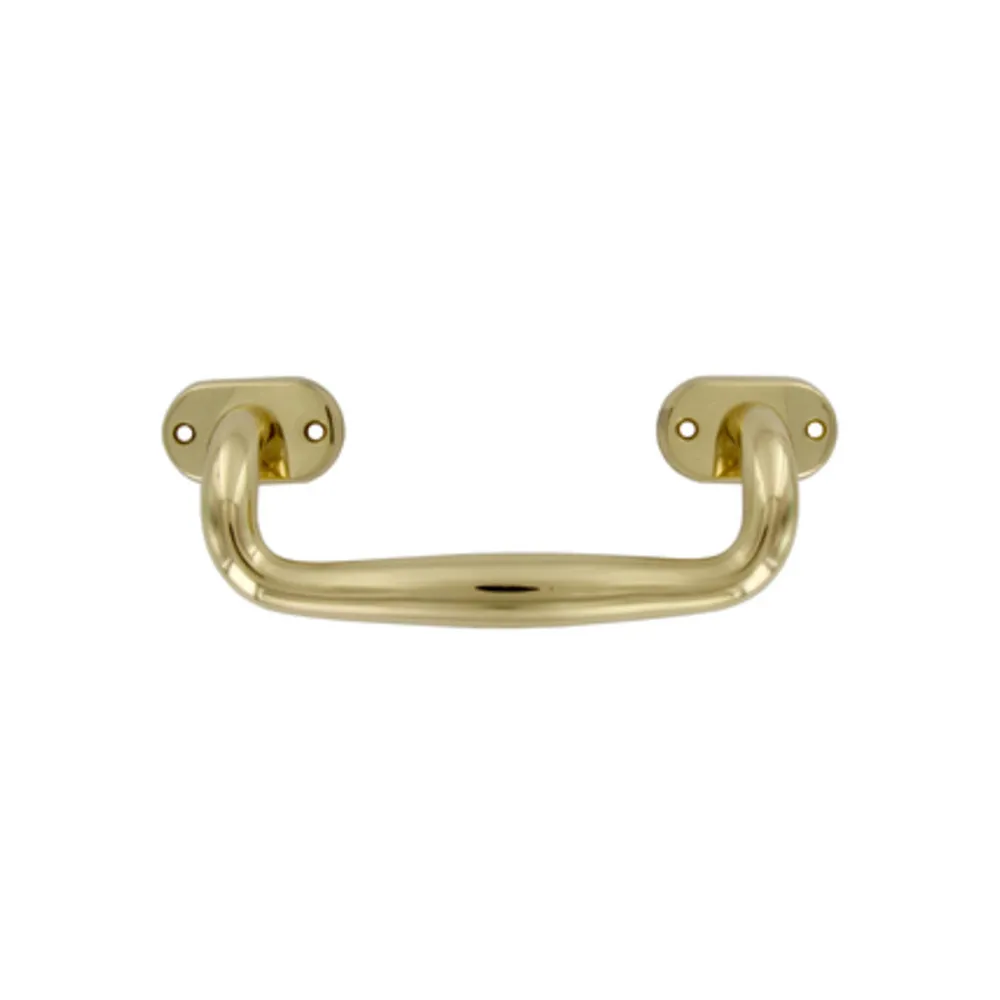 MANIGLIONE OTTONE 610 ZANCATO 240 MM LUC VERN