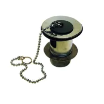 PILETTA LAVABO E BIDET D 11/4 OTTONE CROMO (2