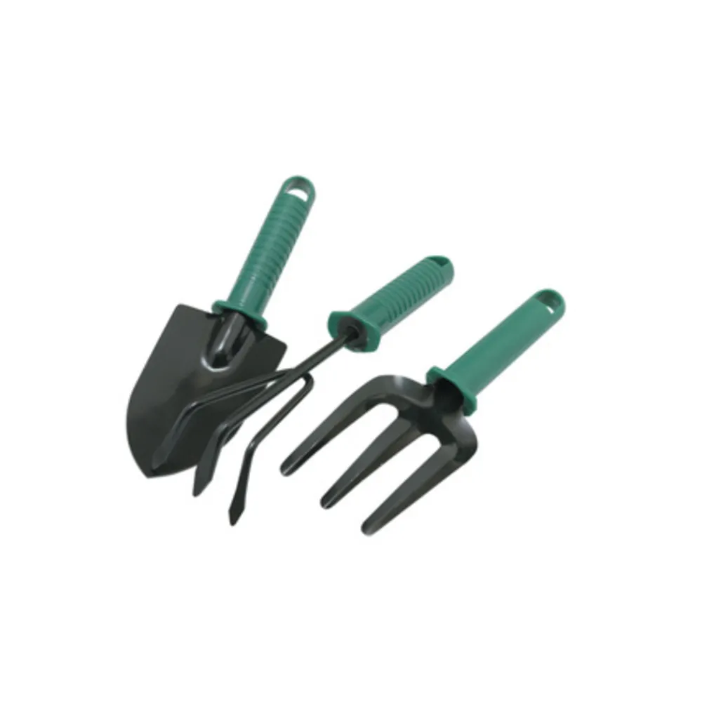 SET 3 ATTREZZINI DA GIARDINO MANICO PLASTICA