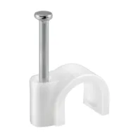 FISSACAVI PVC C/CHIODO  5 MM CONF. 100 PZ (6