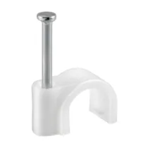 FISSACAVI PVC C/CHIODO  6 MM CONF. 80 PZ (6