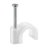 FISSACAVI PVC C/CHIODO  6 MM CONF. 80 PZ (6