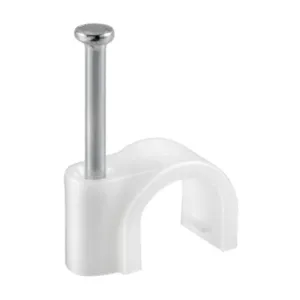 FISSACAVI PVC C/CHIODO  6 MM CONF. 80 PZ (6