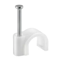 FISSACAVI PVC C/CHIODO  8 MM CONF. 60 PZ (6
