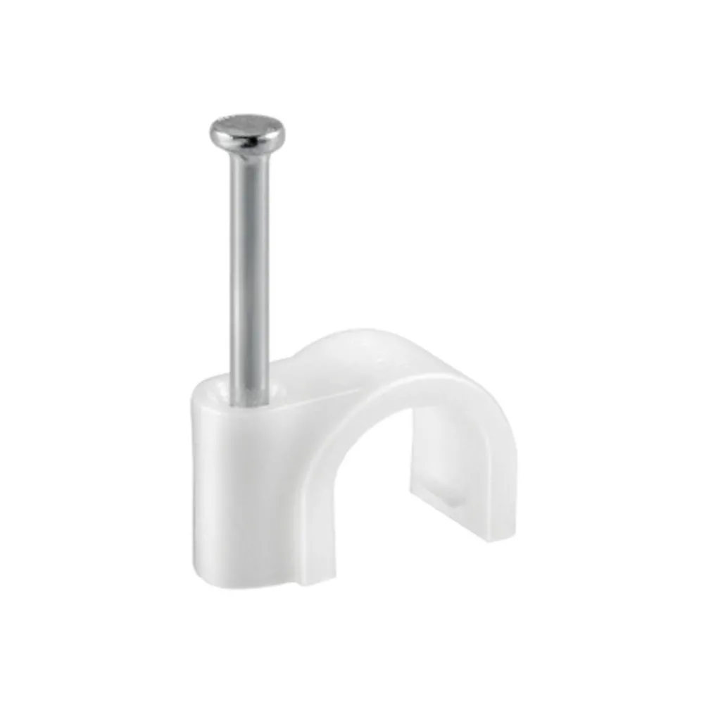FISSACAVI PVC C/CHIODO  8 MM CONF. 60 PZ (6