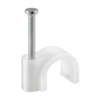 FISSACAVI PVC C/CHIODO 14 MM CONF. 40 PZ