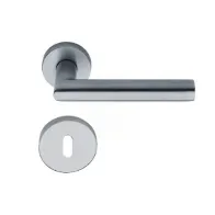 MANIGLIA ACCIAIO LUCIA C/BOCCHETTA SATINATO