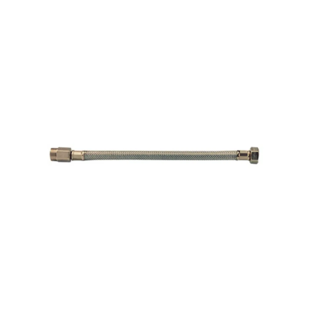 FLESSIBILE INOX PROLUNGATO M 1/2 F 3/8 35 CM DN10 (10