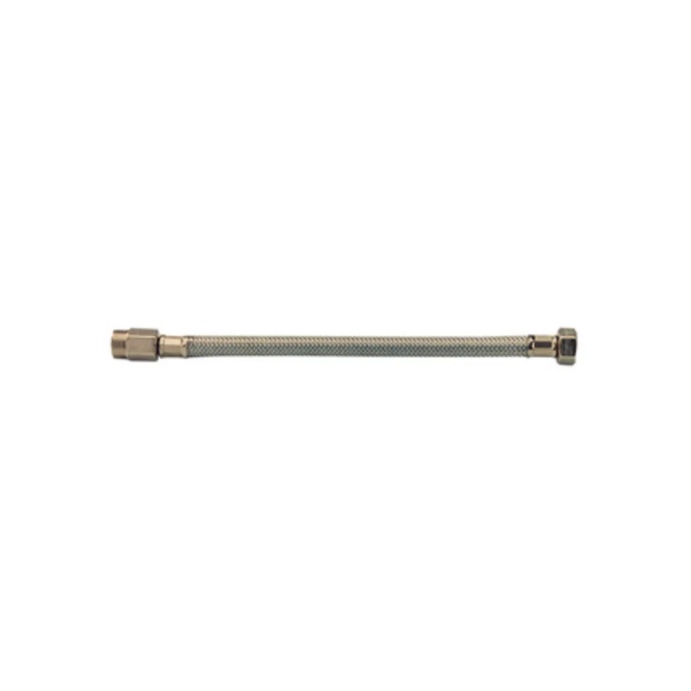FLESSIBILE INOX PROLUNGATO M 1/2 F 3/8 40 CM DN10 (10