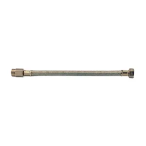 FLESSIBILE INOX PROLUNGATO M 1/2 F 3/8 40 CM DN10 (10