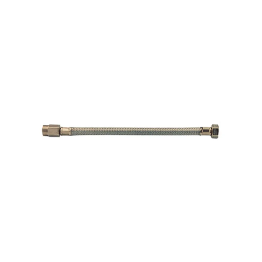 FLESSIBILE INOX PROLUNGATO M 1/2 F 3/8 50 CM DN10 (10