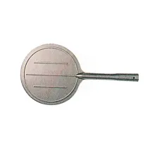 PALA P/PIZZA ACCIAIO INOX D 19 CM S/MANICO     3