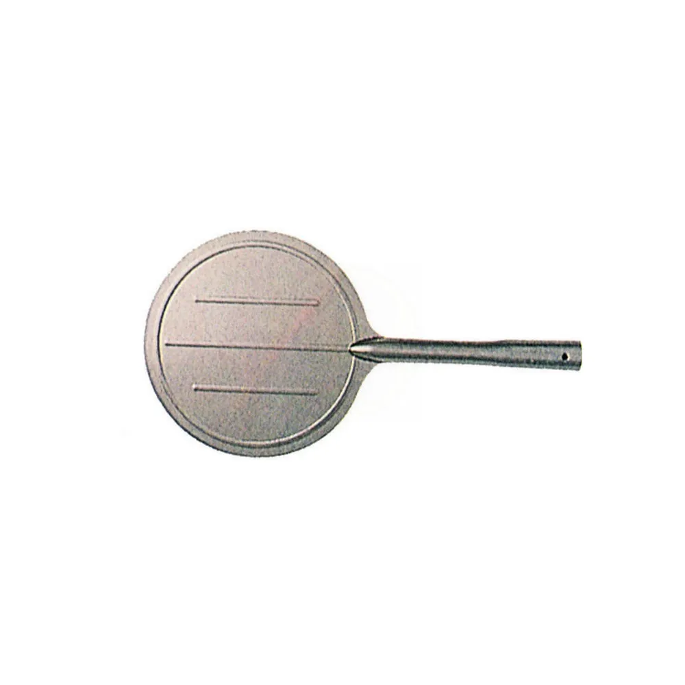 PALA P/PIZZA ACCIAIO INOX D 19 CM S/MANICO     3