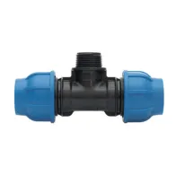 RACCORDO POLIPROP TEE M D 25 X 1/2 X 25 MM* (10