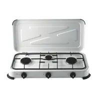 FORNELLO A GAS 3 FUOCHI C/COPERCHIO 4