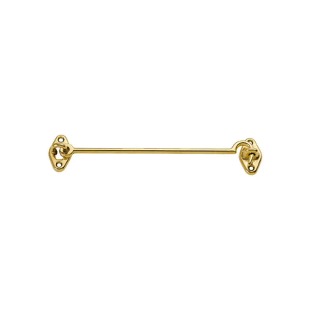 GANCIO FERMAFINESTRA OTTONE LUCIDO 200 MM (12 GANCIO FERMAFINESTRA OTTONE LUCIDO 200 MM (12