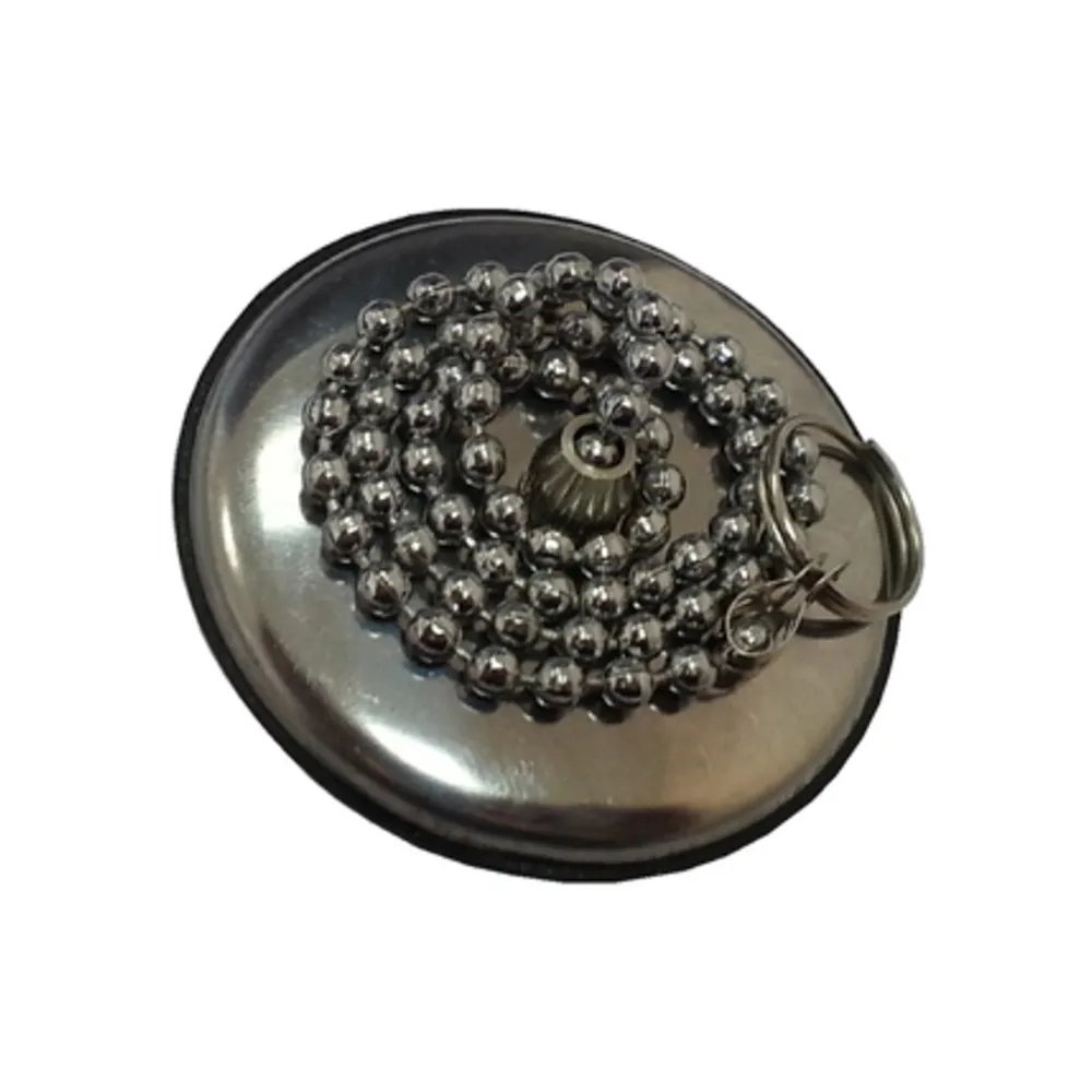 TAPPO P/SANITARI C/PLACCA INOX D 47 MM** (25