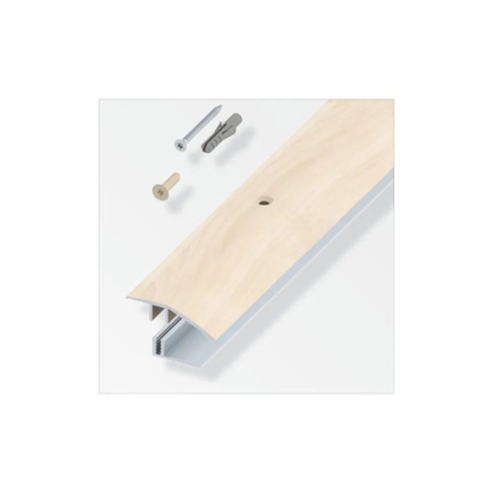 TERMINALE A SCIVOLO P/PARQUET ROVERE CREMA 100 CM TERMINALE A SCIVOLO P/PARQUET ROVERE CREMA 100 CM