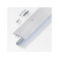 TERMINALE A SCIVOLO P/PARQUET GRIGIO SPAZZ. 100 CM