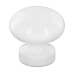 POMOLO IN LEGNO LACCATO D 30 MM 101/C BIANCO** (25
