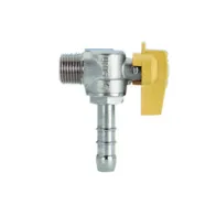 RUBINETTO A SFERA P/GAS METANO 1/2M X 14** (10