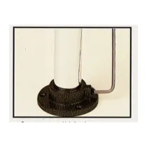 GHIERA DI FISSAGGIO P/TUBO VERNIC NERO FIG. 5** (10