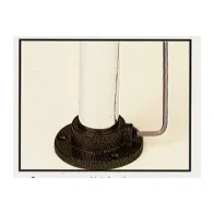 GHIERA DI FISSAGGIO P/TUBO VERNIC BIANCO FIG. 5** (10