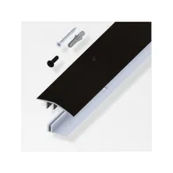 TERMINALE A SCIVOLO P/PARQUET NERO SPAZZ. 100 CM