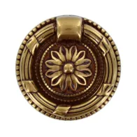 MANIGLIA OTTONE 12235 D  37 MM PATINE** (25