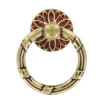 MANIGLIA OTTONE 09236 D 34X43 MM PATINE** (25